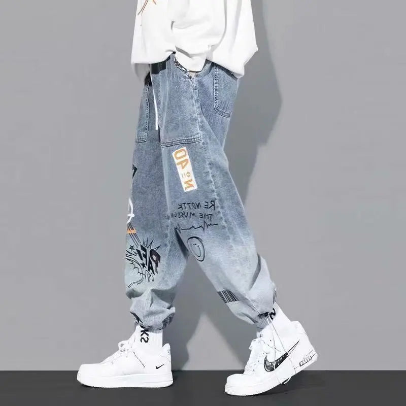 Korean Baggy Luxe-Graffiti