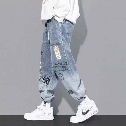 Korean Baggy Luxe-Graffiti