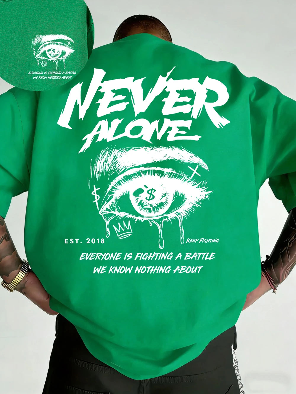 Never Alone Luxe-Tee