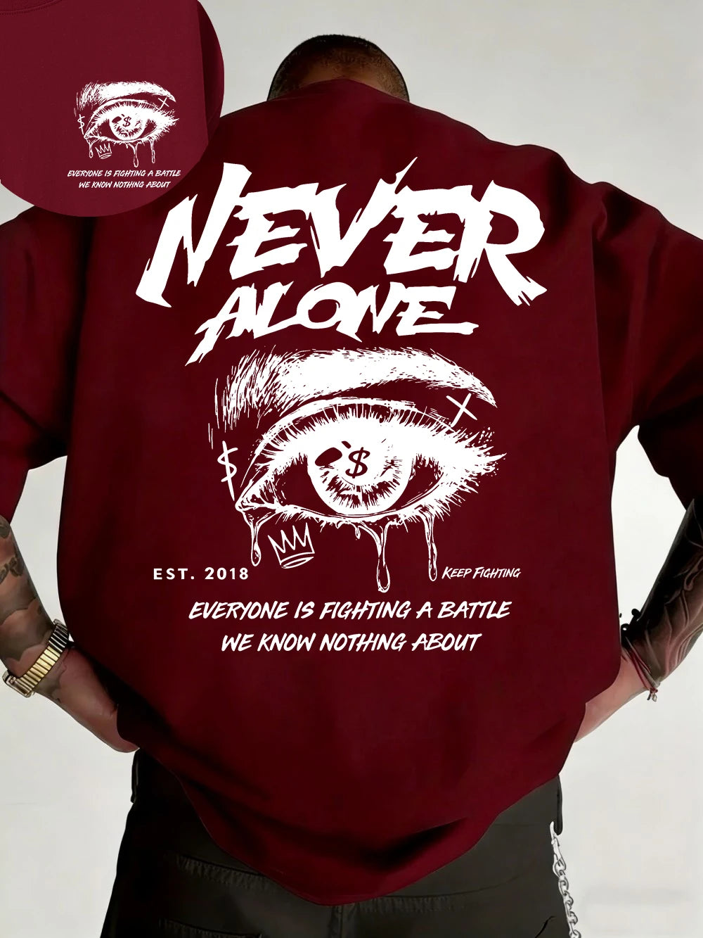 Never Alone Luxe-Tee