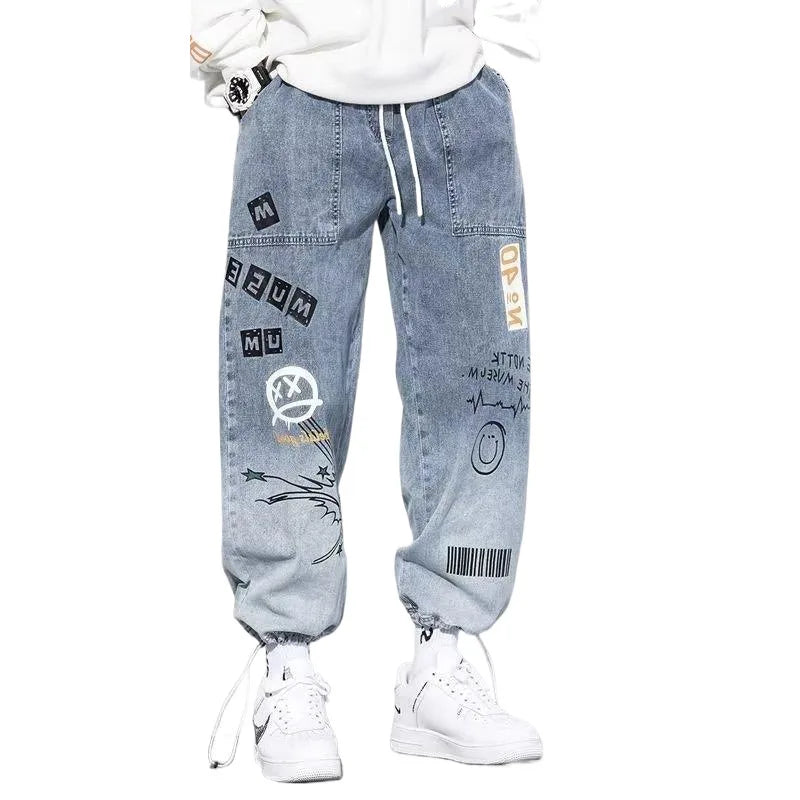 Korean Baggy Luxe-Graffiti