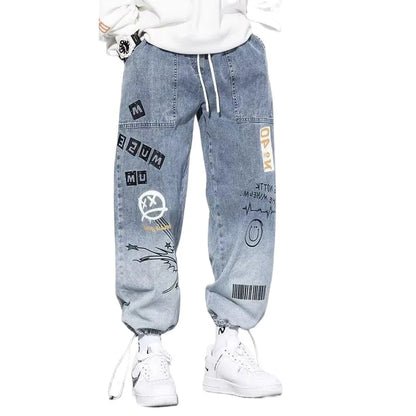 Korean Baggy Luxe-Graffiti