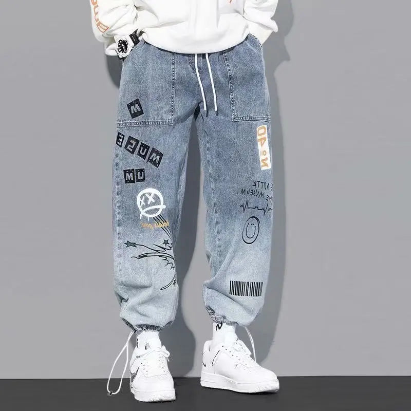 Korean Baggy Luxe-Graffiti