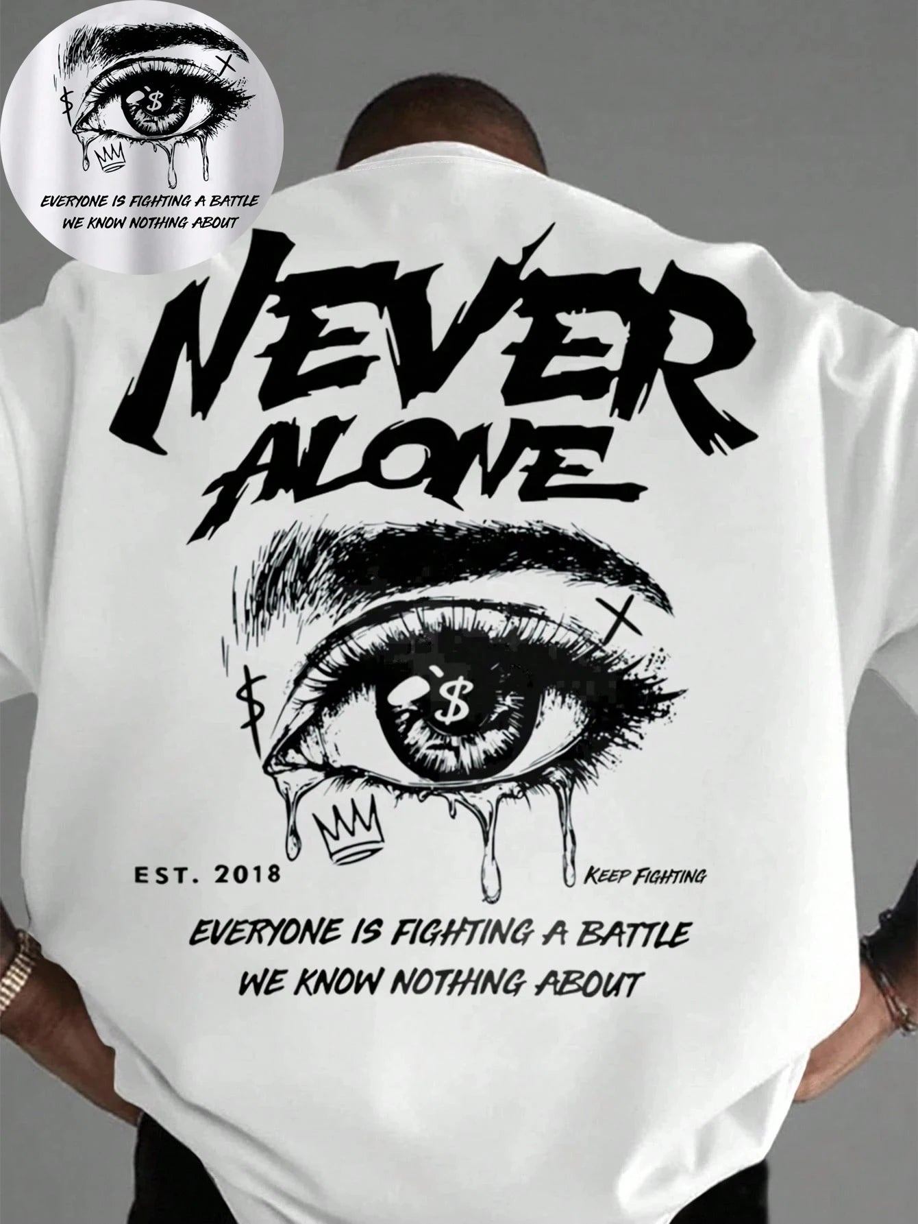 Never Alone Luxe-Tee