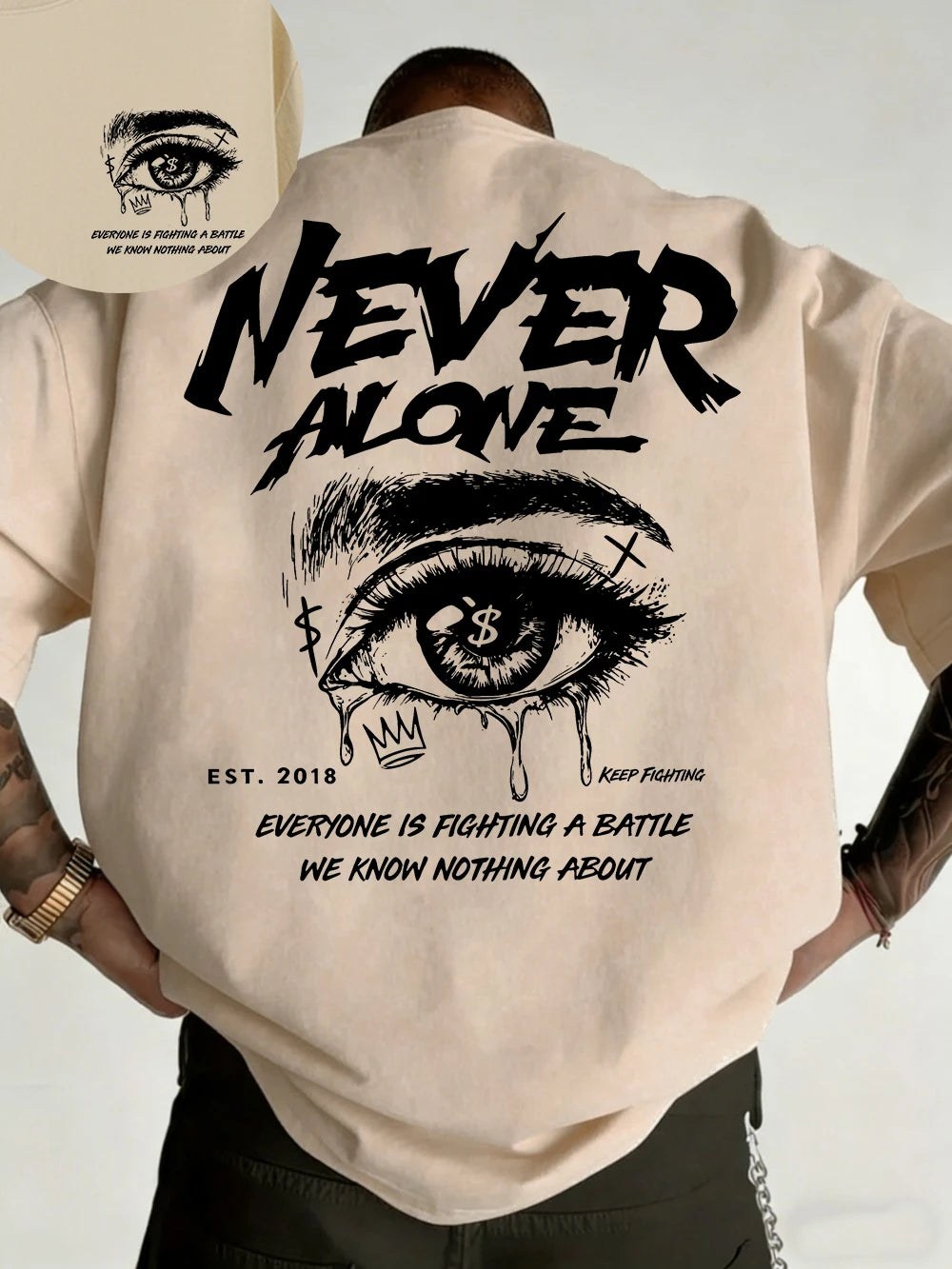 Never Alone Luxe-Tee