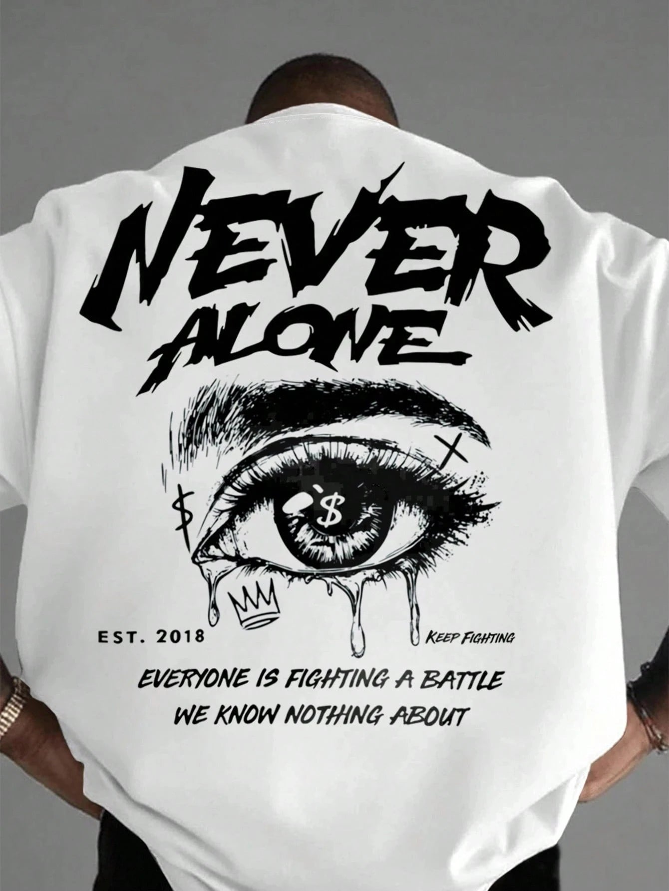 Never Alone Luxe-Tee