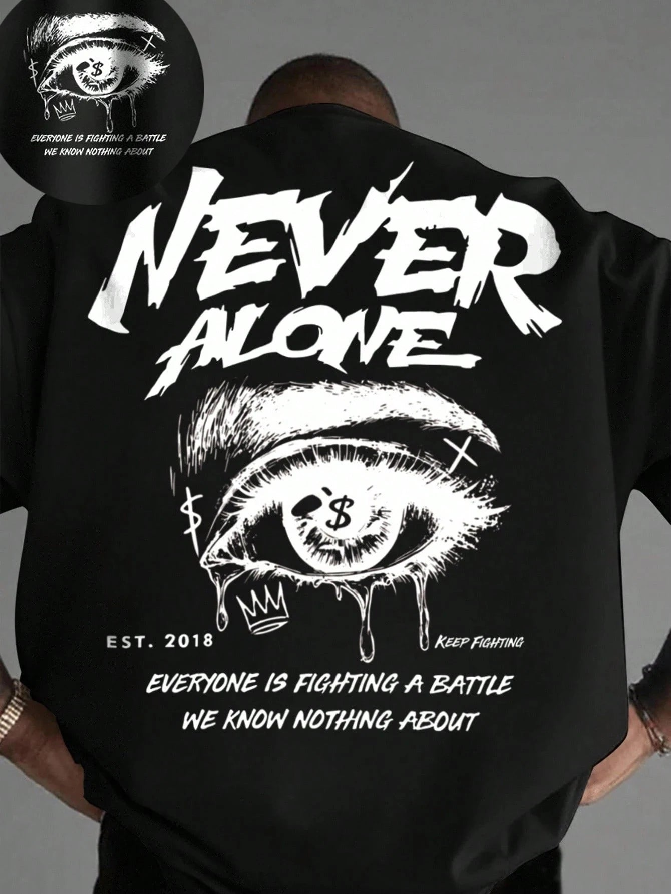 Never Alone Luxe-Tee