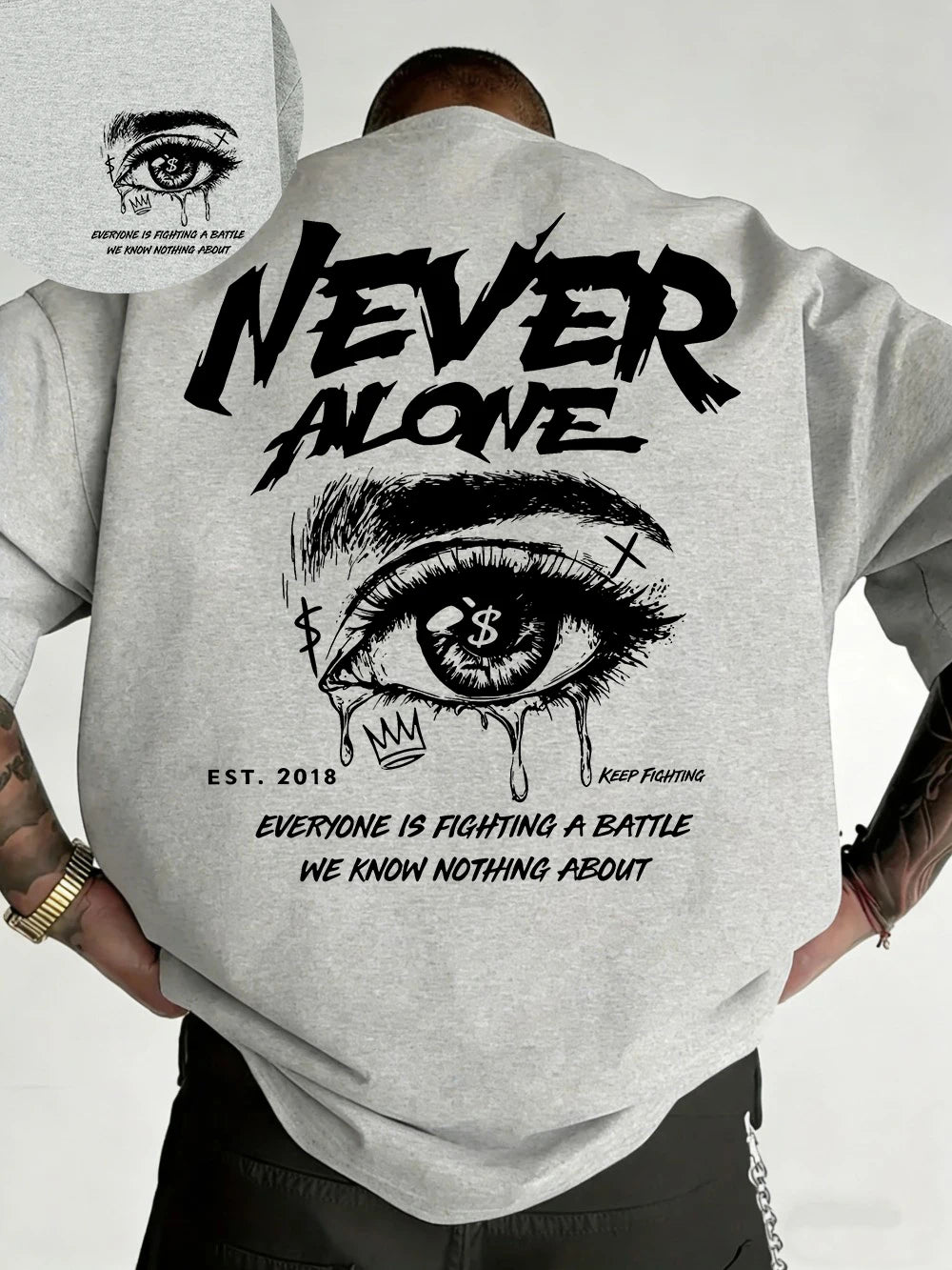 Never Alone Luxe-Tee