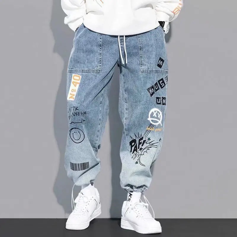Korean Baggy Luxe-Graffiti